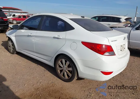 2012 Hyundai Accent Gls z USA, uszkodzony, nr VIN KMHCU4AEXCU148832
